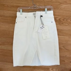 Cotton On white denim skirt size 4